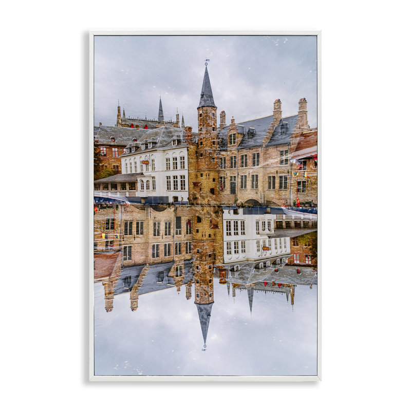 Giclée historique, réflexion par architecture historique, design Robin Vandenabeele, H 24 po x l 16 po