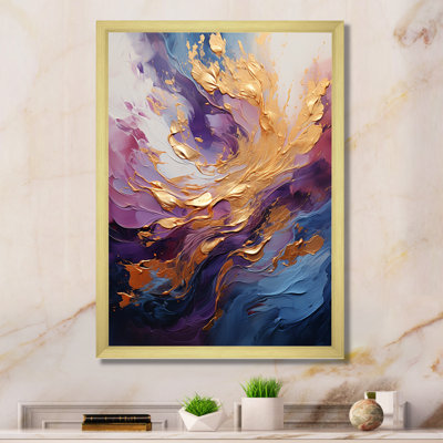 " Golden Fushia Surge I "