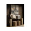 Modern Eclipse 60" Wide Textural Cast Aluminum Bronze Black Console