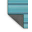 Tapis décoratif bleu rayé-1577600285