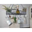 Metal Handcrafted Rectangle Hanging Pot Rack-806480093