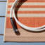 Tapis intérieur / extérieur rayé terre cuite / beige Arneshia-1336575365