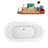 59.1'' x 28.3'' Freestanding Soaking Acrylic Bathtub-245877772-245877777