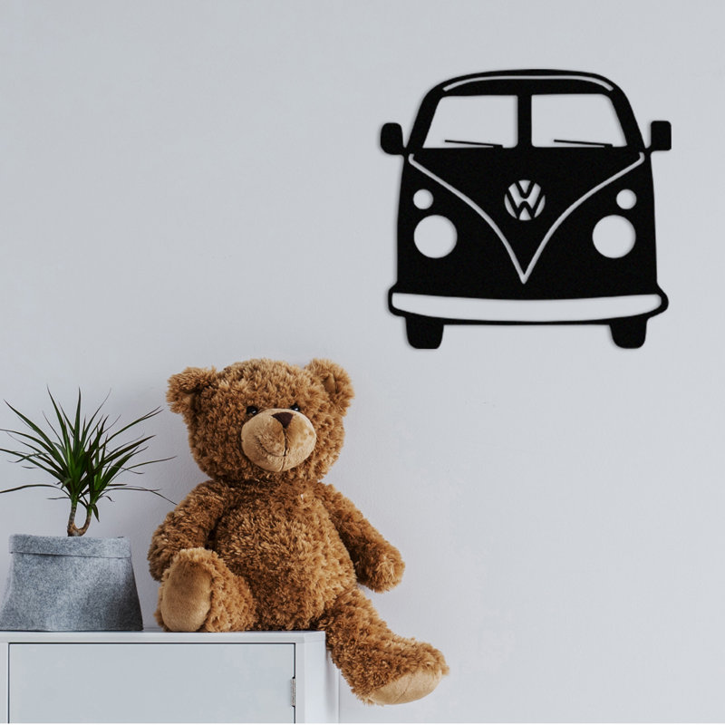Accessoire mural décoratif en métal, noir, 12,6 po x 14,2 po | Fabrication 100% métal, épaisseur: 0,05 pouce | Décoration élégante, parfaite pour le salon et le bureau, design durable et élégant