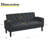 Jabryson 62" W Tufted Faux Leather Loveseat with USB Charging Ports -1506947596