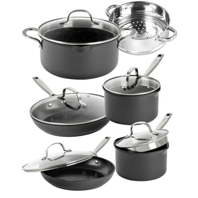 Gotham Steel Pro Ultra Ceramic 2X 11 Piece Nonstick Cookware Set