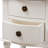 Julian 2-Drawer Nightstand With Open Shelf in White Finish, 25.59'' H X 15.75'' W X 11.81'' D