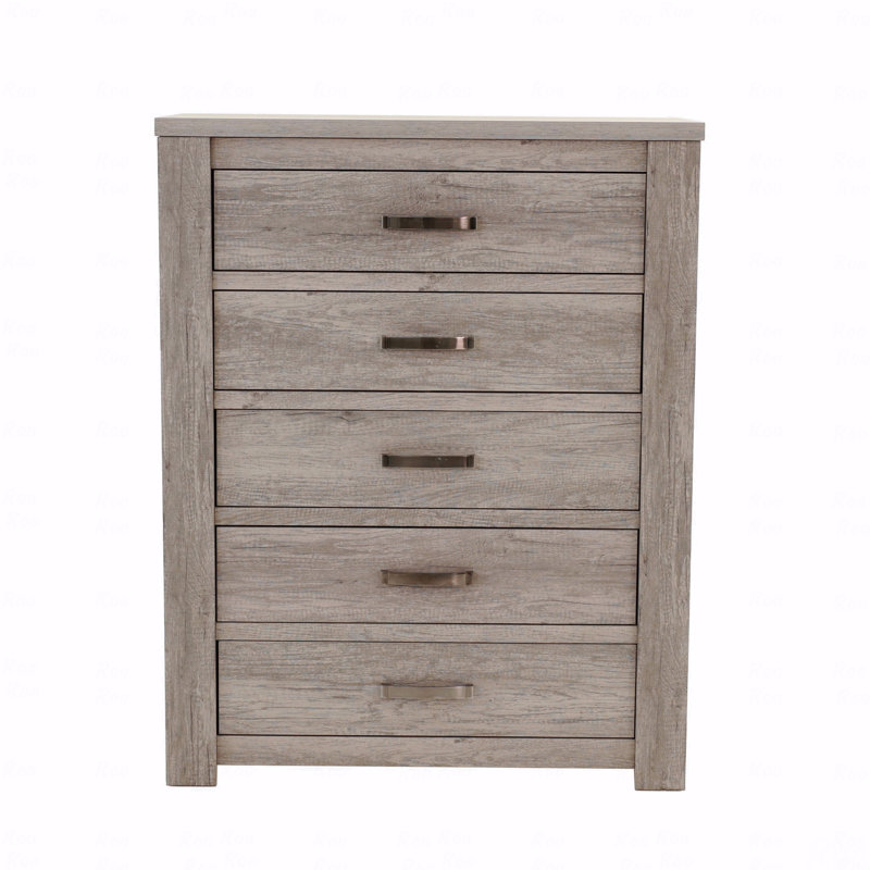 Armoire de rangement à 5 tiroirs 1 chambre Rustic Simple