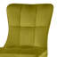 Chaise Parsons rembourrée et revêtue de velours-1346321228
