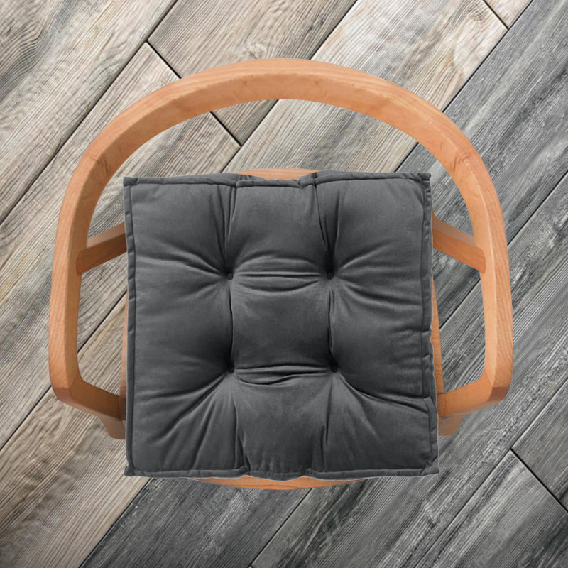 Bystrc Seat Cushion, Charcoal