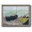Bateaux sur la plage, 1885, reproduction d'art sur toile encadrée-96278226-96278227