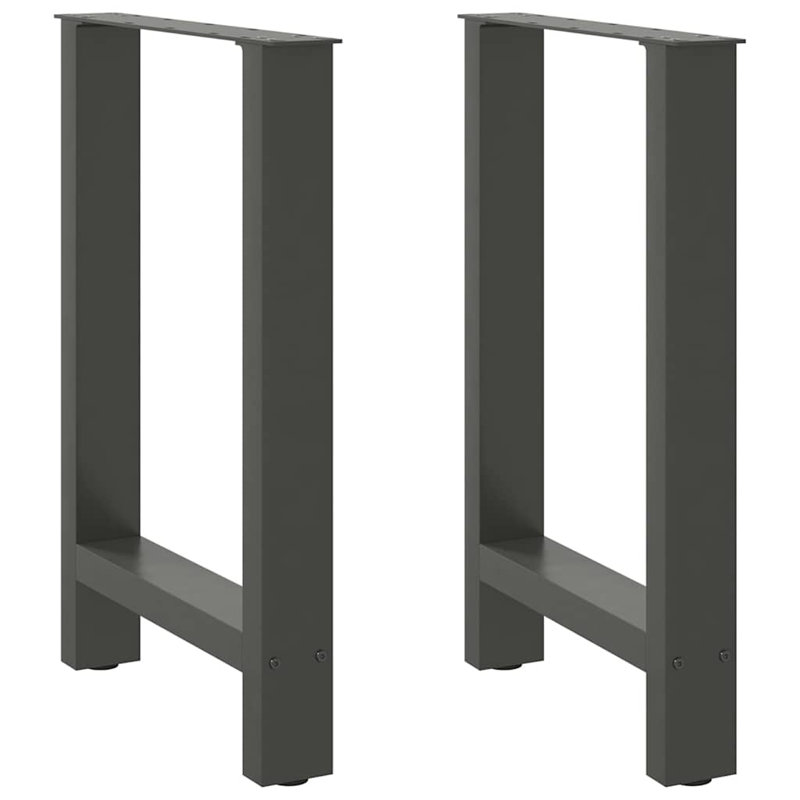 Seaira Coffee Table Legs Steel, 73cm H x 60cm W x 60cm D, Anthracite