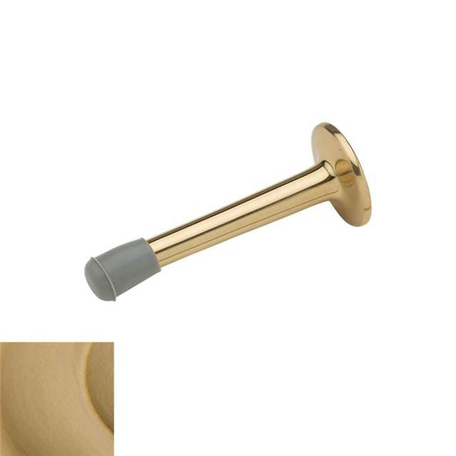 Wall Bumper Baseboard Stop, Satin Nickel