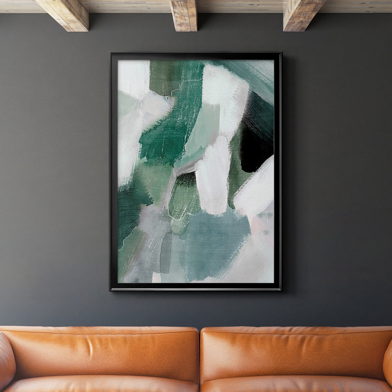 Turquoise Waters II, reproduction encadrée de qualité supérieure - prête à être accrochée, H 42,5 po x l 30,5 po x P 1 po