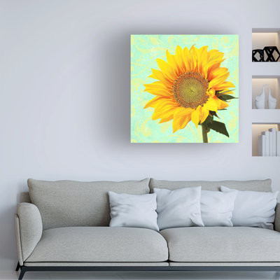 Art sur toile tournesol bolognaise Tina Lavoie