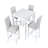 Siclari 4 - Person Pine Four Leg Dining Set
