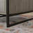 L-Shaped Desk, Brown finish