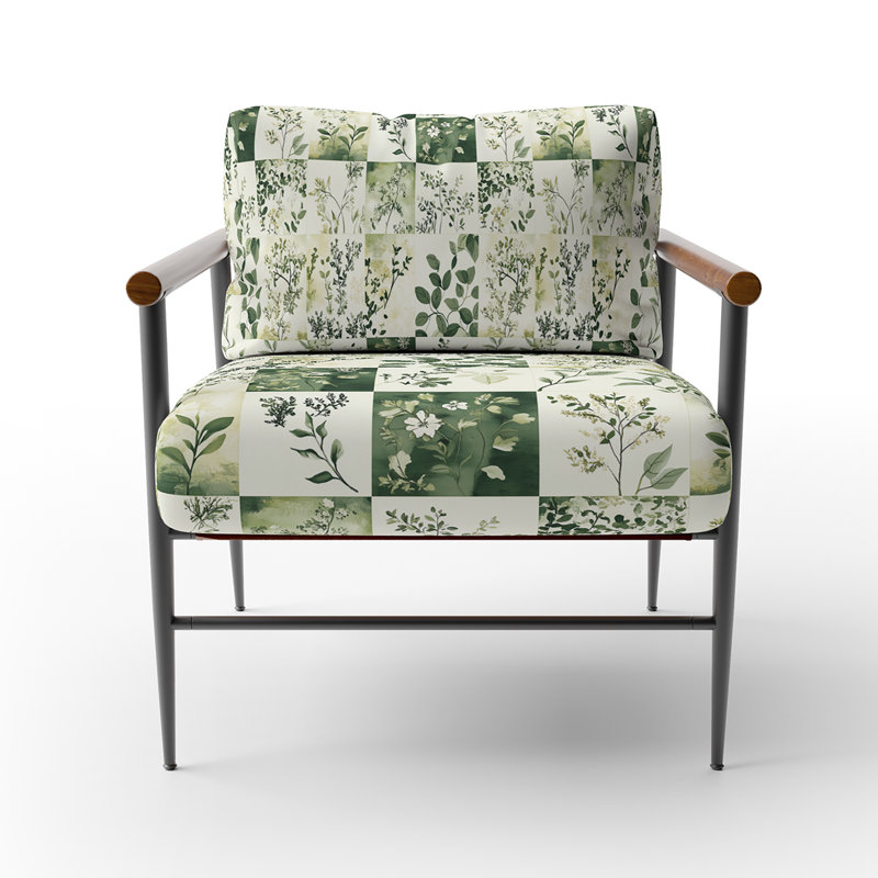 Chaise d'appoint Country Farmhouse - Meadows Quilt Green