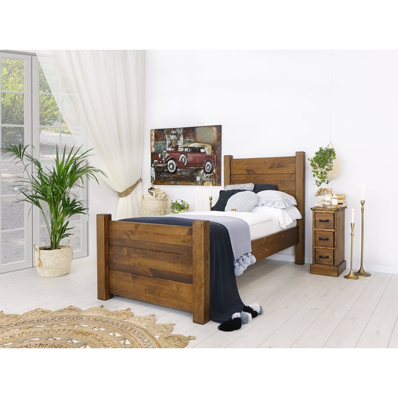 Kor Solid Wood Bed, European Single (90 x 200cm)