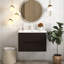 Meuble-lavabo mural simple 30 po avec comptoir en céramique-620366799