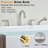 Tub Faucet Set Roman Bathtub Faucet Set With Valve And Diverter Brass Vintage Bath Faucet For Tub Widespread 4 Hole 2 Handle Classic Gooseneck Flow Tub Filler With Sprayer Brushed Nickel