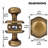 Coolnews Passage Metal Door Knobs-123517814-123517818