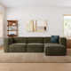 Shonnard 4 - Piece Modular Upholstered Reversible Chaise L-Sectional