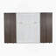 Grand lit escamotable mural avec portes de rangement-920811764