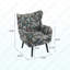 Fauteuil à oreilles