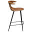 Flair Upholstered Counter Stool with Metal Frame-228227696
