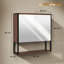 23.6mm W 23.6mm H Wall Mounted Required Framed Medicine Cabinet Mirror Adjustable-1401232664