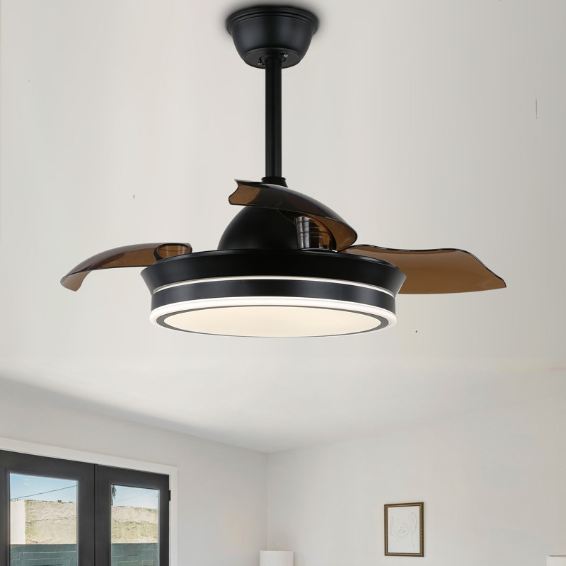 Ventilateur de plafond 36 po Karesth, Noir