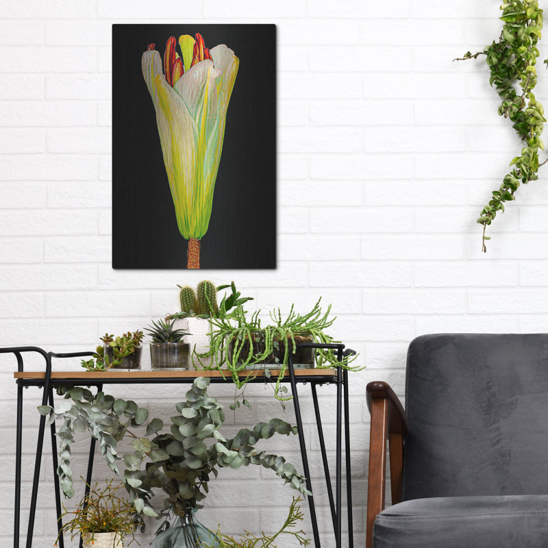 " Lily Bud " by Pamela Plummer, 16" H x 12" W