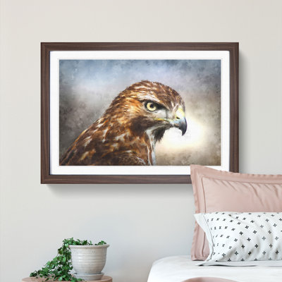 Hawk - Picture Frame Painting Print