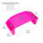 22.25" W Kids Lap Desk, Activity Tray, Drawing, Stackable, Portable, Plastic
