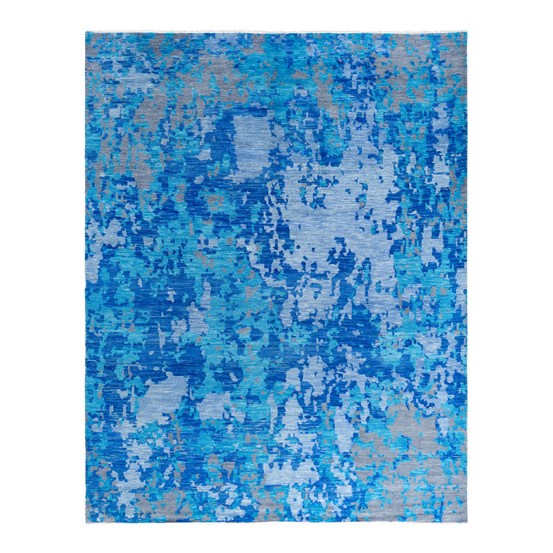 Overdyed One-of-a-Kind 8' 1" X 9' 10" Hand Knotted Area Rug