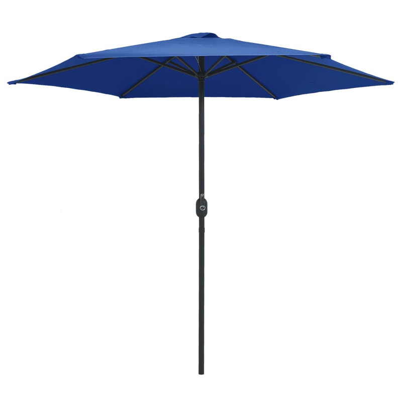106.3" x 106.3" Market Umbrella, Azure Blue