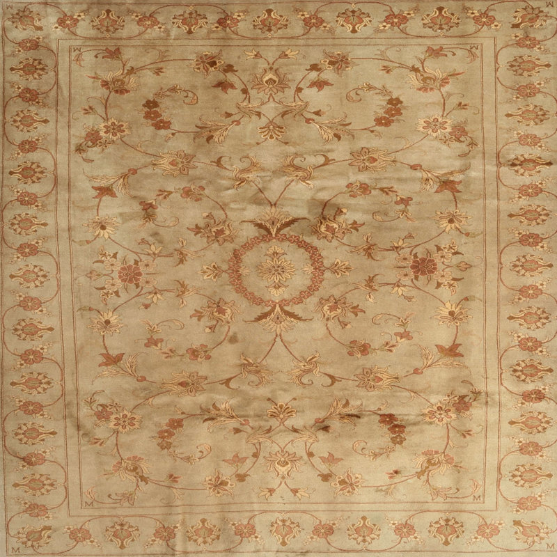 Oriental Indoor Rug, Square 4'