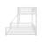 Twin XL Over Queen Bunk Beds With Ladder & Guardrails-1625111352