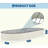 8-10 FT Galvanized Raised Garden Bed, Tall Metal Planter Box for Vegetables & Herbs-1932515467-1932515464