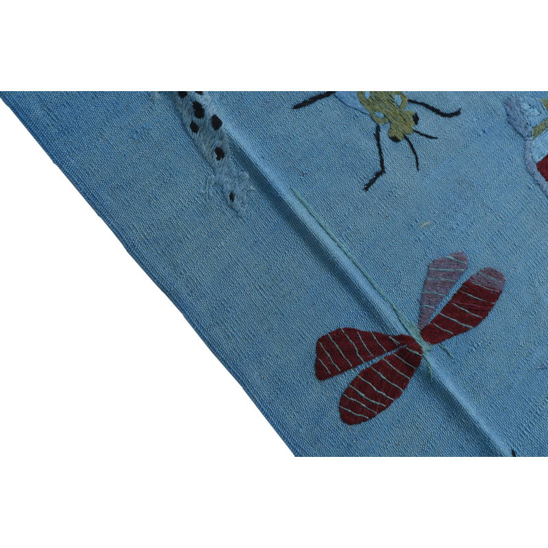 Tapis bleu Odell