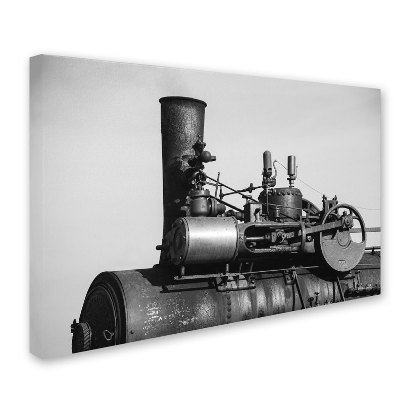 «Steam Engine» par Barris, reproduction de photo sur toile tendue, H 30 po x l 47 po x P 2 po
