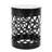 Outdoor Metal Side Table - Chic Black Iron End Tables With Frame, No Assembly, For Living Powder-Coated Various Indoor Spaces-1377567605