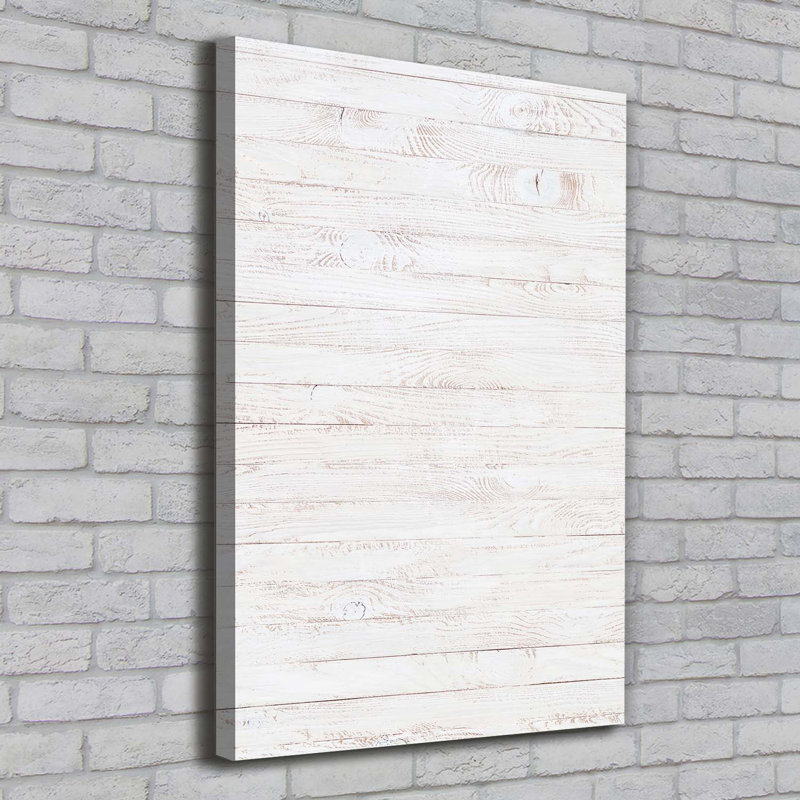 Wooden Background - Wrapped Canvas Print