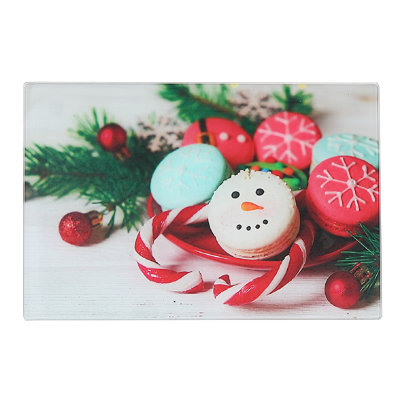 iH casa décor 2-Piece Glass Cutting Board Set