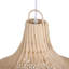 Luminaire suspendu en rotin pour salle à manger Boho Farmhouse