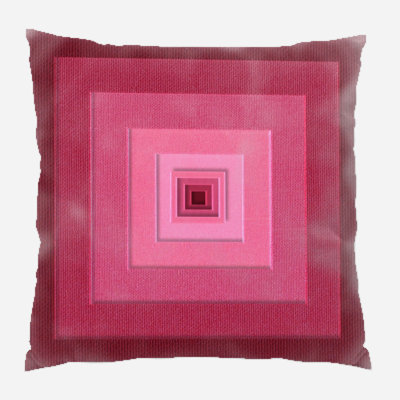 Geometric Microsuede Reversible Throw Pillow