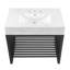 Meuble-lavabo 36 po Modway Gridiron-82353032