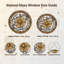 Panneau de vitrail Compass Rose, H 12 po-862376365