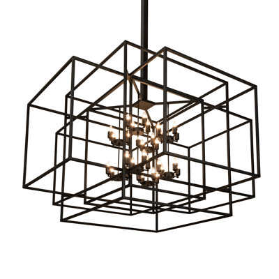 Luminaire suspendu carré 72 po Kitzi
